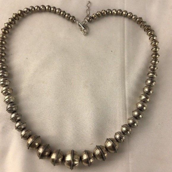 COPY - Hand Stamped Bench Navajo Pearls Graduated… - Picture 7 of 8